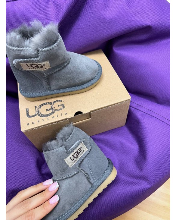 Дитячі уггі сіра замша UGG