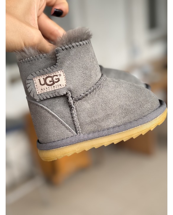 Дитячі уггі сіра замша UGG