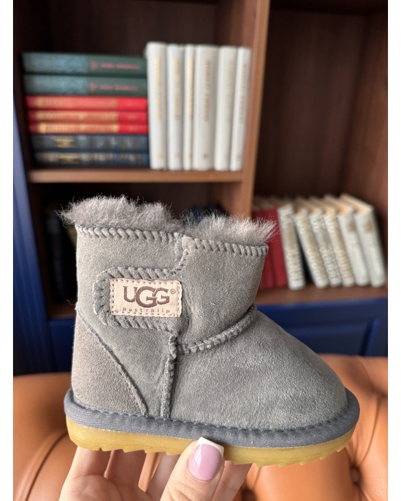 Дитячі уггі сіра замша UGG