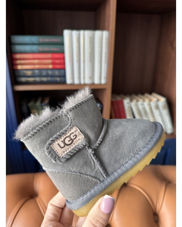 Дитячі уггі сіра замша UGG