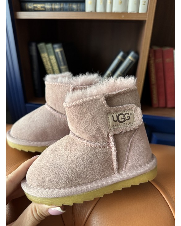 Дитячі уггі пудрова замша UGG