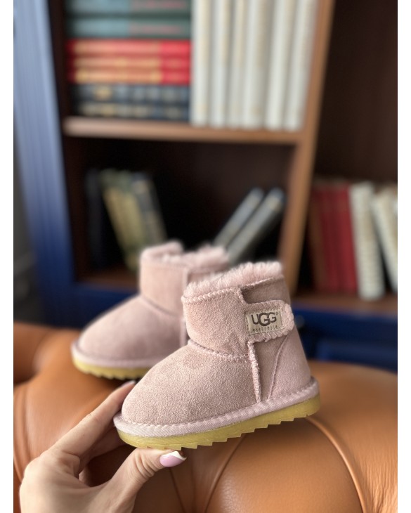 Дитячі уггі пудрова замша UGG